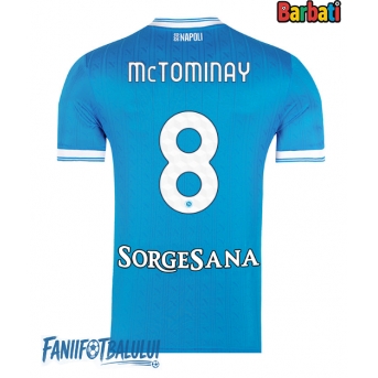 SSC Napoli Scott McTominay #8 Tricou Fotbal Replică 2025-26 Barbati Acasa